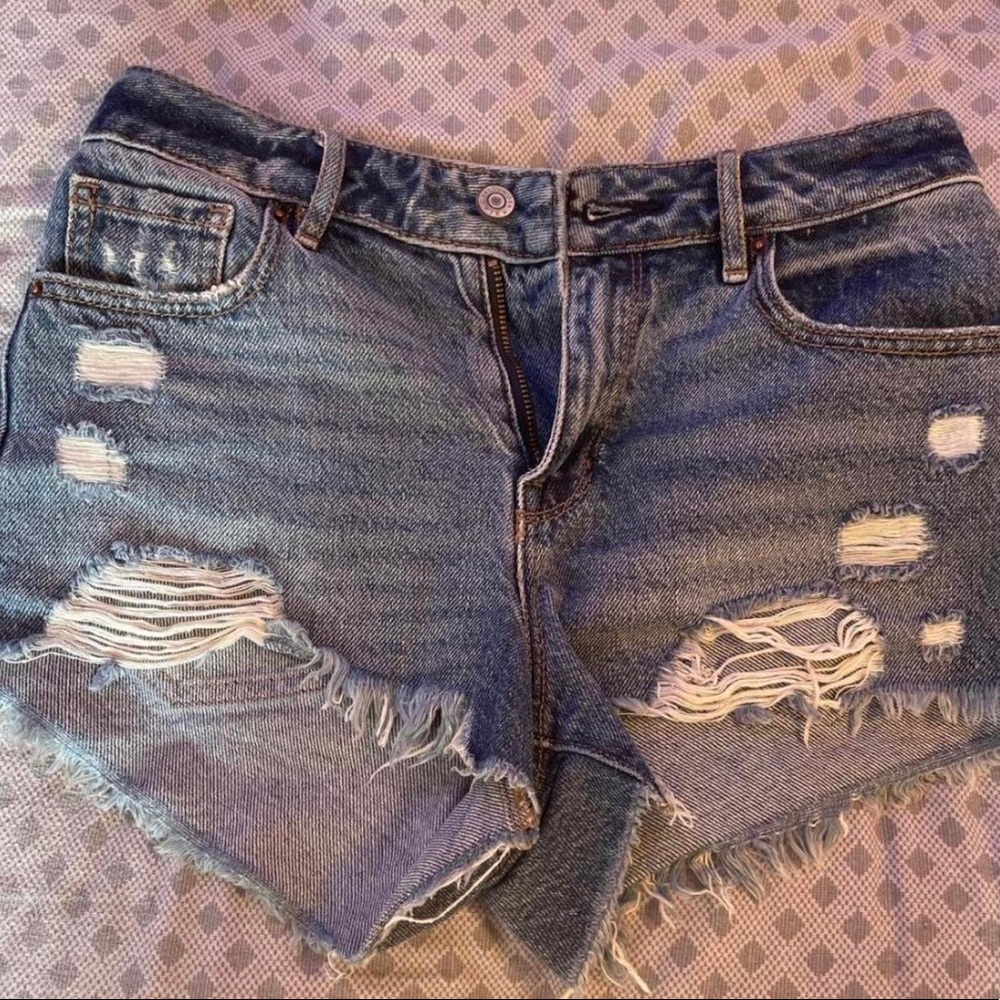pacsun denim shorts